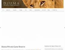 Tablet Screenshot of djuma.com